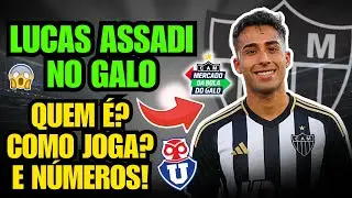 ✅ LUCAS ASSADI NO GALO!? QUEM É A JOIA DE 21 ANOS QUE EMPOLGA SAMPAOLI E TEM GRANDES NÚMEROS E+