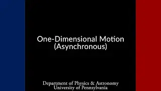 Asynchronous One-Dimensional Motion