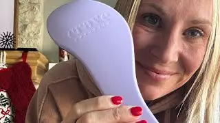Crave Naturals Glide Thru Hair Brush - Detangler Brush for Curly, Straight, Wet or Dry Hair -
