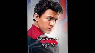 Marvel age cast vs character age (Boy edition) #marvel #cast #short