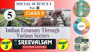 Scert class 9 geography chapter 5 Indian Economy Through various Sectors part 3 #scert #class9