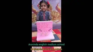3rd class students science project by Aravinda english medium school vadlamudi