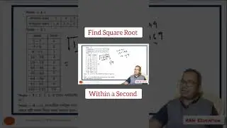 Find Square Root #rnheducation #mathtrick #shortcutmath #wbcsexams #foodsi #mathsuccess