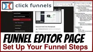 ClickFunnels 1.0 - 5 - Working with the Funnel Editor Page in ClickFunnels