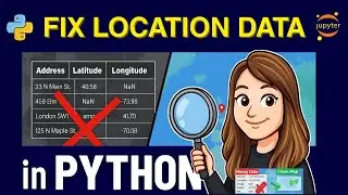 Исправление некорректных данных о местоположении в Python | Геопространственная очистка с помощью...