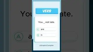 Daily Verb Practice for Kids | Grammar Made Easy | GraphicCompiler #shorts