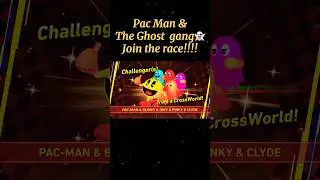 Pac-Man & Ghost Gang Crash Sonic Racing X-Worlds! #sonic #pacman #shorts #sonicracingcrossworlds