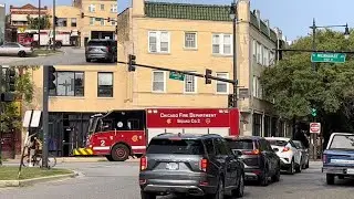 Chicago fire department squad 2 responding