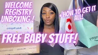 Baby Registry Boxes | Unboxing + How to get FREE baby stuff! | Camille Dior