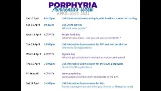 #LetsTalkPorphyria: Meet Liz Gill and Sue Burrell from the British Porphyria Association