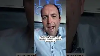 Trump's Inauguration and Symbolism #usa #politics #technology