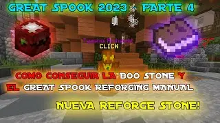 Conseguir THE SOUP! - Reforging Manual y BOO STONE! (Hypixel Skyblock) Great Spook 2023 - Parte 4