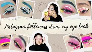 Instagram followers draw my eye look #makeupchallenge