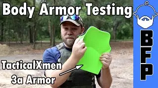 TacticalXmen 3a Body Armor Testing