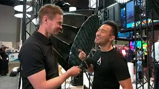 Aputure Light Dome II - Newsshooter at NAB 2018
