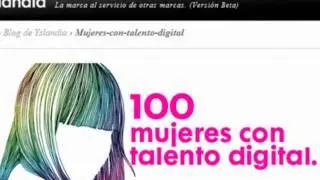100 mujeres con talento digital. Gracias!