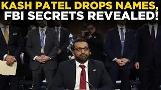 LIVE NEWS | FBI Chief Kash Patel 'Exposes' Big Names: Shocking Revelations You Need to Hear!