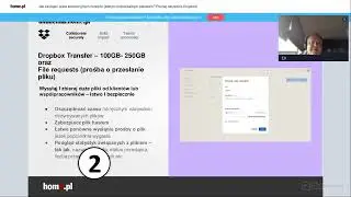 Webinar home.pl - Jak zastąpić wiele narzędzi jednym pakietem? Poznaj narzędzia Dropbox!