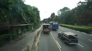 Singapore, riding bus to Adam Food Centre