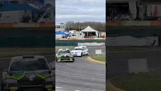 Skoda R5 vs Clio S1600 🏁 #castellettocircuit #rally #race #battle #track