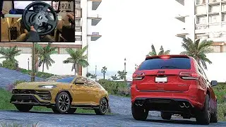 Jeep Grand Cherokee SRT & Lamborghini Urus - Forza Horizon 5-Thrustmaster T300 RS GT