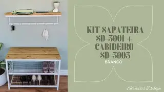 KIT SD-5001 + SD-5005 BRANCO STRASSIS DESIGN