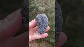 Raw Agni Manitite Tektite Palm Stone Communication Spiritual 29302E