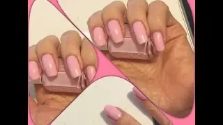 DIY At home Nails | Pink Nails Tutorial