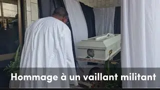 Les hommages du parti Les D&eacute;mocrates au vaillant militant Laurent DJIGUY