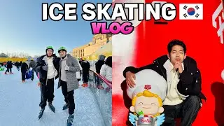 My First Ice Skating Experience in Korea | Happy New Year 2026 
