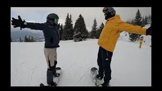 HOW NOT to SNOWBOARD: We just fooling around at this point