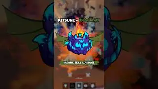Kitsune + Draco V4 🤯 (INSANE DAMAGE) #bloxfruits