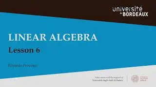 Linear Algebra - Lesson 06