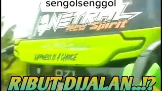 RIBUT DIJALAN BUS HARYANTO NETRAL VS BUS BINEKA KUNINGAN‼️