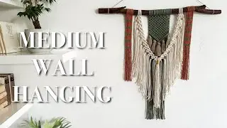 Medium macrame wall hanging