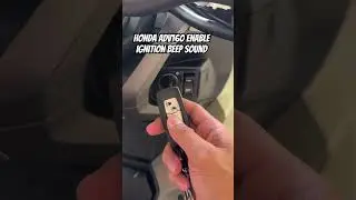 Honda Adv160 enable ignition beep sound #adv160