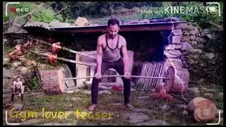 Pahadi Gym ||Gym lover: self made Barbell with plates. @Abhirawat @WWEFullLength