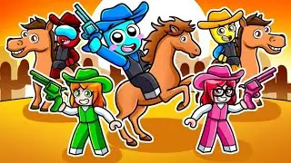 Mejorando de NOOB a DIOS en Simulador de VAQUEROS en Roblox!