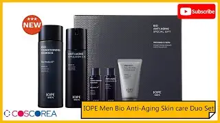 [2022 COSCOREA VLOGS] IOPE Men Bio Anti-Aging Skin care Duo Set