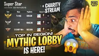 Charity Stream 💰 - Mythic Lobby In All Matches 😱 - PUBG Mobile - FM Radio Gaming