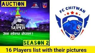 Ananta Tamang Marquee player || F.C Chitwan all players list || Auction || Nepal super League