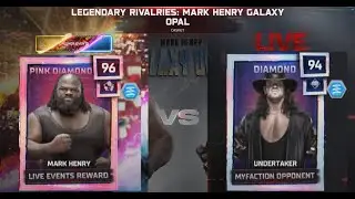 WWE 2K25 - MyFaction - Legendary Rivalries: Mark Henry Galaxy Opal Live Event