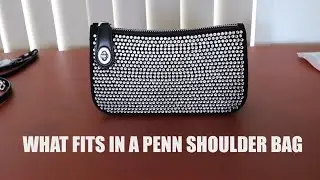 Coach Penn Shoulder Bag 💎What Fits For a Night Out!