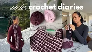 Вязание крючком зимних аксессуаров ❄️ | Дневники вязания крючком