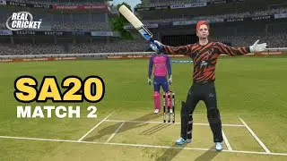 SA 20 | SEC VS PR | Match 2 Real cricket &trade; Enhanced graphics Real Stumpz 
