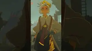 Zelda Breath of The Wild - Beautiful Purah fluttering in the wind Best Moments #shorts