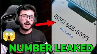 CarryMinati's Phone Number Leaked During Live Stream #shorts #carryminati #carryislive