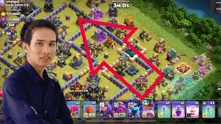 The best TH17 attack in Legend Leaguse RC with Dragon + Dragon Rider+Minion+ part78 |clash of clans