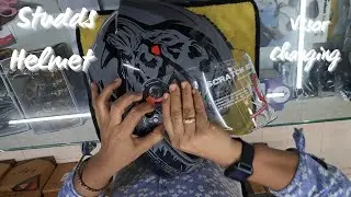 How to Change Studds Helmet Visor #studdshelmet #helmet #visorhelmet
