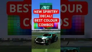 BEST COLOUR COMBOS for the NEW SPIRITRY DECAL! (Season 19 Rocket Pass)